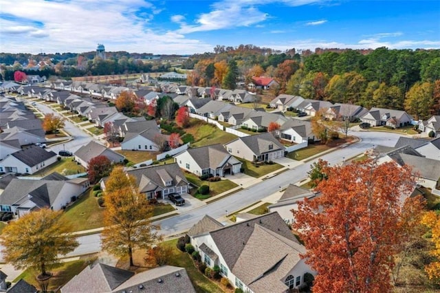 birds eye view of property featuring a residential view