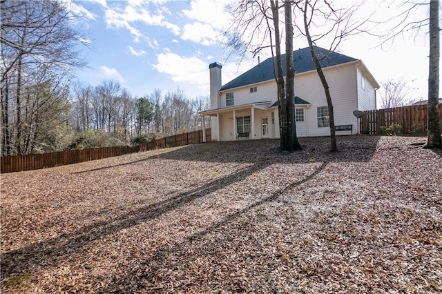 view of rear view of house