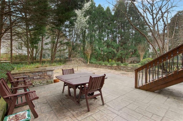 1109 Pine Grove Ave NE, Brookhaven, GA 30319 - view of patio / terrace with outdoor dining space