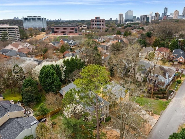 1109 Pine Grove Ave NE, Brookhaven, GA 30319 - aerial view of property and surrounding area with nearby urban area