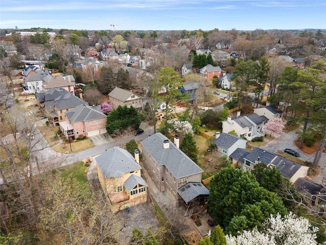 1109 Pine Grove Ave NE, Brookhaven, GA 30319 - aerial view of property and surrounding area with nearby suburban area