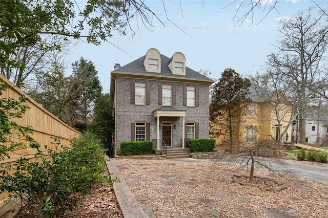 1109 Pine Grove Ave NE, Brookhaven, GA 30319 - colonial inspired home with brick siding and fence