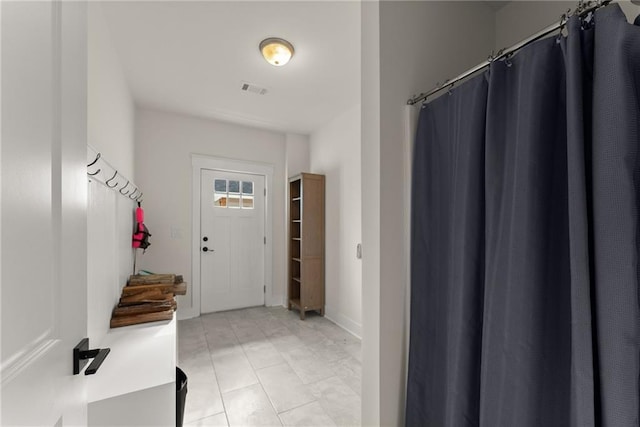 mudroom with visible vents