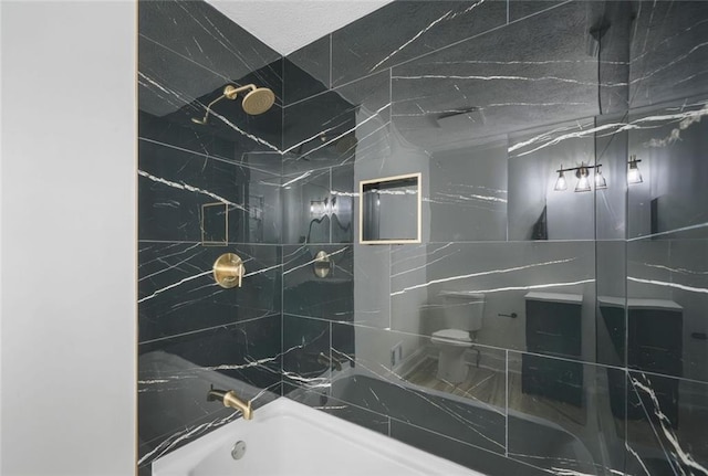 full bathroom featuring shower / bath combination