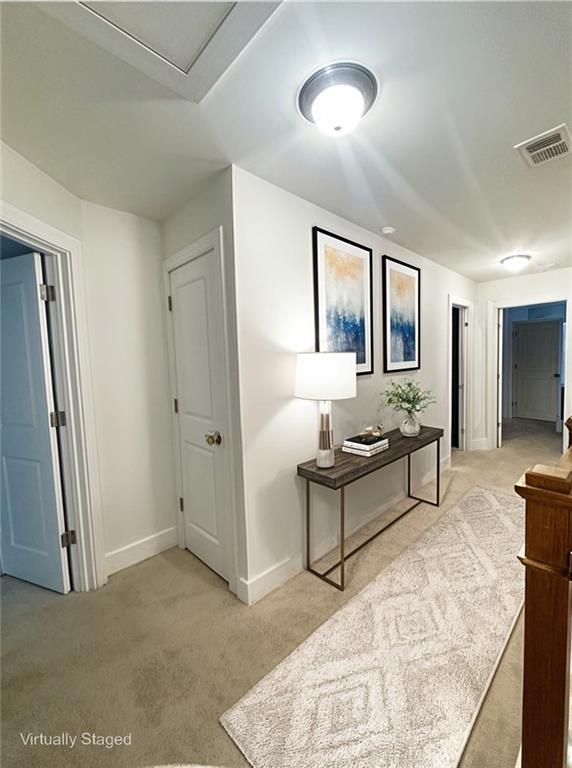 1147 Halletts Peak Pl, Lawrenceville, GA 30044 - hallway featuring carpet and baseboards
