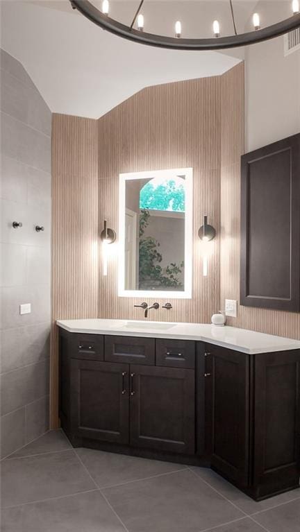 1235 Grand View Dr SE, Smyrna, GA 30126 - bathroom featuring tile patterned flooring and vanity