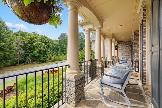 1235 Grand View Dr SE, Smyrna, GA 30126 - balcony with a porch