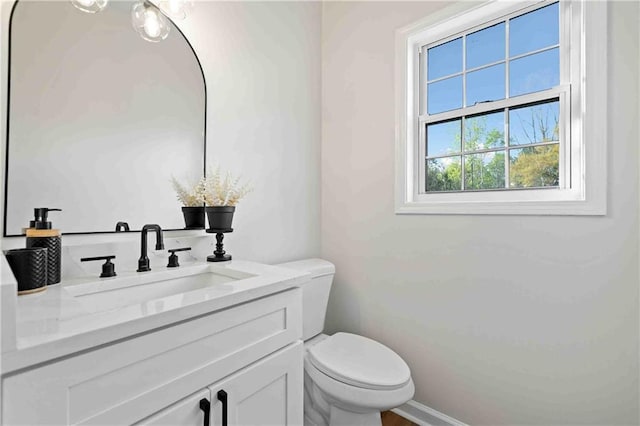 139 Thunder Ridge Ln, Acworth, GA 30101 - half bathroom with toilet and vanity