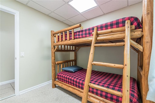 45 Chestatee River Rdg NE, Dahlonega, GA 30533 - carpeted bedroom with a drop ceiling and baseboards