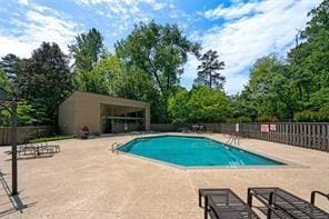 102 Cedar Chase Rd, Atlanta, GA 30324 - view of swimming pool featuring a patio area