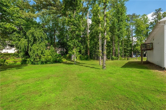 4408 Brandon Ct NE, Marietta, GA 30066 - view of green lawn featuring a deck