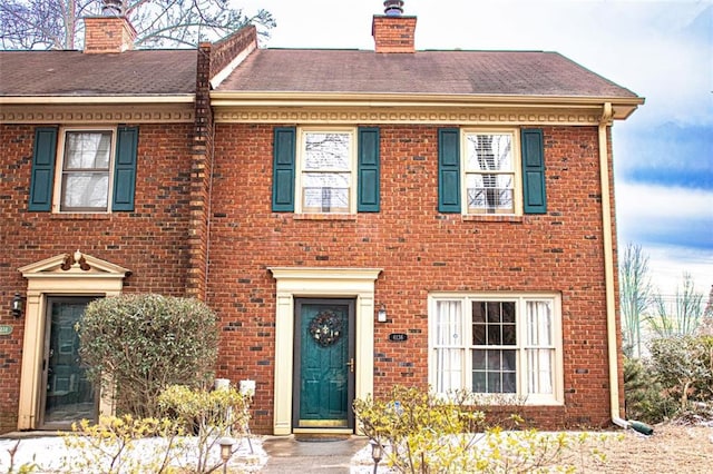 view of colonial-style house