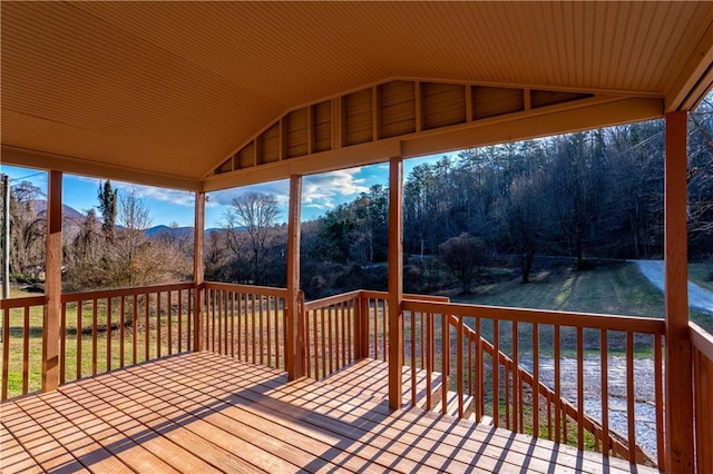 view of deck