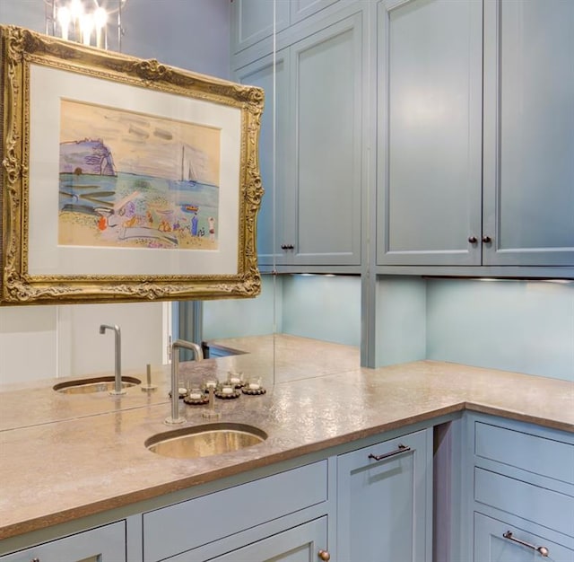 kitchen featuring sink