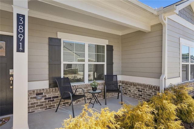 view of patio / terrace featuring a porch