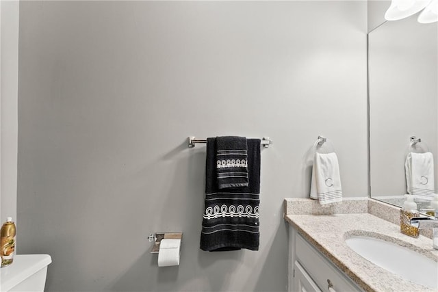 305 Mountain Brook Rd, Dawsonville, GA 30534 - half bath featuring vanity and toilet