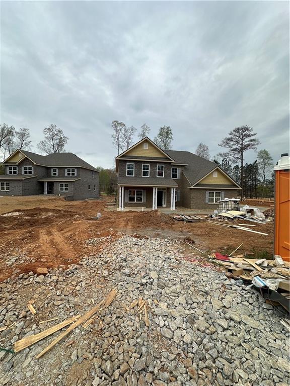 view of rear view of property