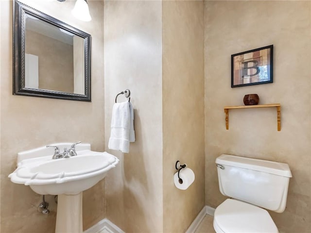 5020 Bayberry Dr, Cumming, GA 30040 - bathroom with toilet and baseboards