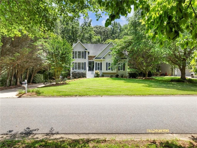 5020 Bayberry Dr, Cumming, GA 30040 - view of front of home featuring a front yard