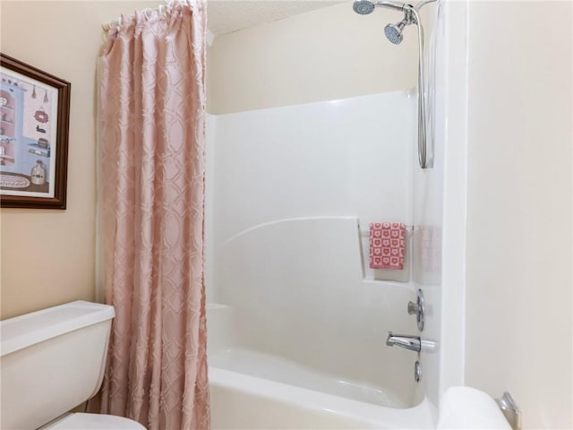 5020 Bayberry Dr, Cumming, GA 30040 - full bath featuring toilet and shower / bath combination with curtain