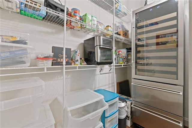 410 Longwood Ln, Alpharetta, GA 30004 - pantry featuring beverage cooler