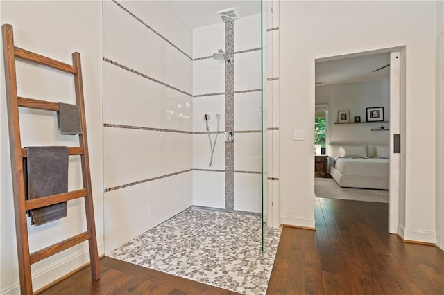 410 Longwood Ln, Alpharetta, GA 30004 - corridor featuring hardwood / wood-style floors and baseboards