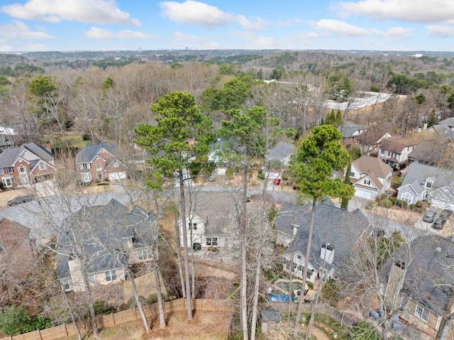 drone / aerial view featuring a residential view