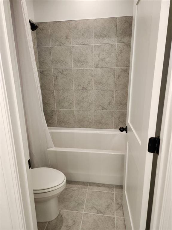 2949 Longbush, Duluth, GA 30097 - full bath with toilet, shower / bath combo, and tile patterned flooring