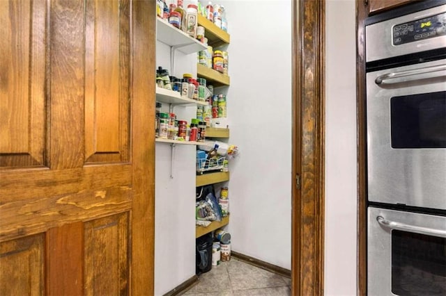 view of pantry