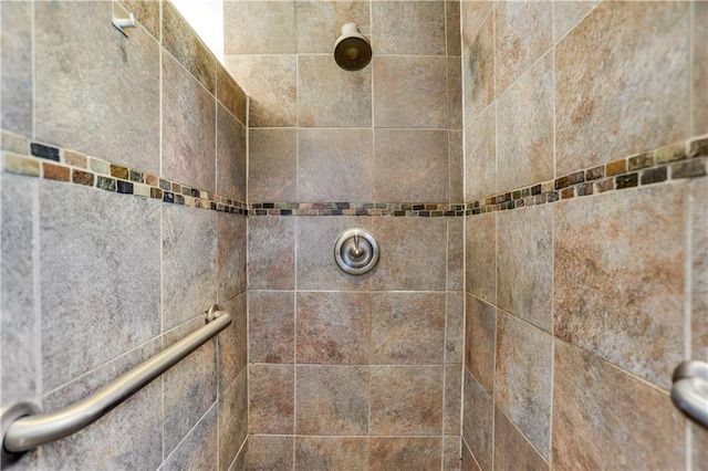 details featuring tiled shower