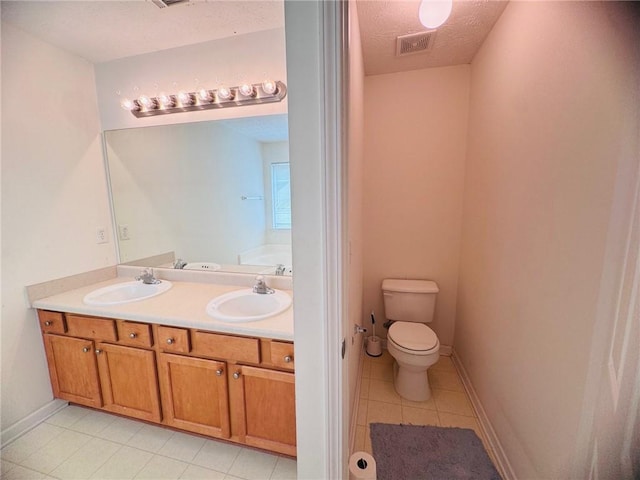 5421 Skylar Creek Ln, Buford, GA 30518 - full bath featuring tile patterned flooring, double vanity, and a bath
