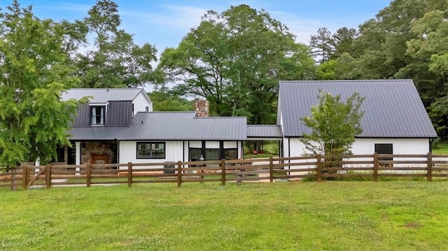 85 Carroll Slough Rd, Kingston, GA 30145 - exterior space with fence, a barn, an outbuilding, and metal roof