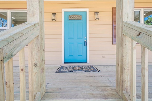 view of entrance to property