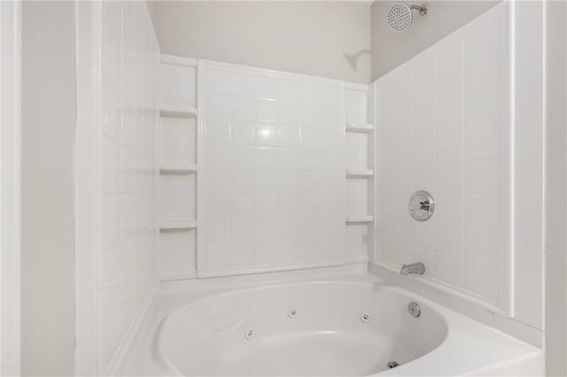 1122 Cotton Gin Dr, Woodstock, GA 30188 - full bathroom with a combined bath / shower with jetted tub