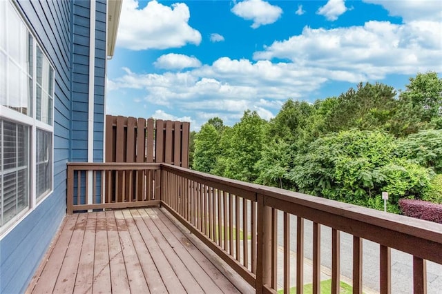 1122 Cotton Gin Dr, Woodstock, GA 30188 - view of wooden deck