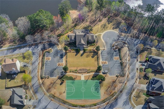aerial view of property's location