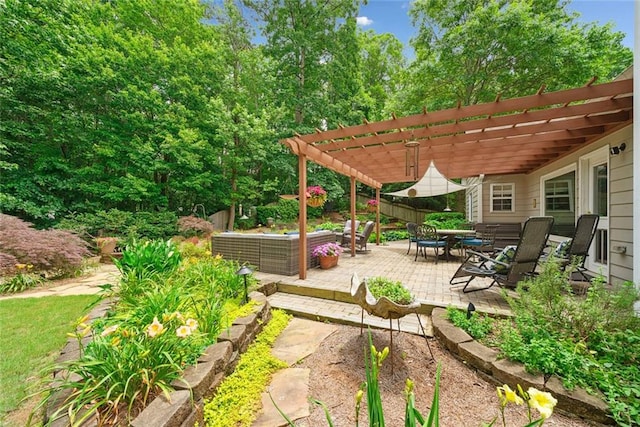 3633 Gilpin Ct, Lawrenceville, GA 30044 - view of patio / terrace with a pergola