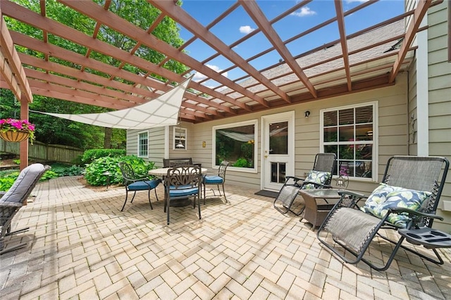 3633 Gilpin Ct, Lawrenceville, GA 30044 - view of patio / terrace featuring outdoor dining area and a pergola