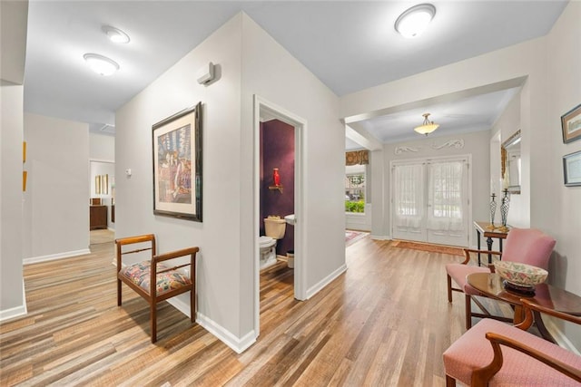 3633 Gilpin Ct, Lawrenceville, GA 30044 - corridor featuring light wood-style floors and baseboards