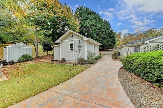 view of outbuilding with an outdoor structure