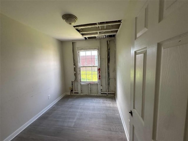 625 Mill Stone Blf Unit B, Monroe, GA 30655 - unfurnished room featuring wood finished floors and baseboards