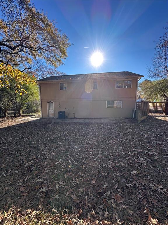 view of back of property