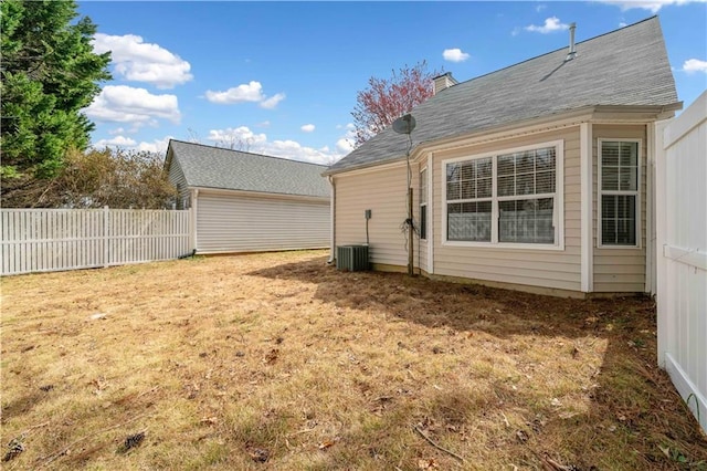 exterior space featuring fence