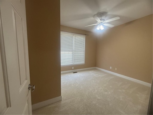 1919 Barrett Knoll Cir NW, Kennesaw, GA 30152 - empty room with light carpet, baseboards, and ceiling fan