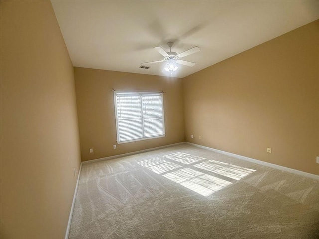 1919 Barrett Knoll Cir NW, Kennesaw, GA 30152 - spare room with light carpet, baseboards, and a ceiling fan