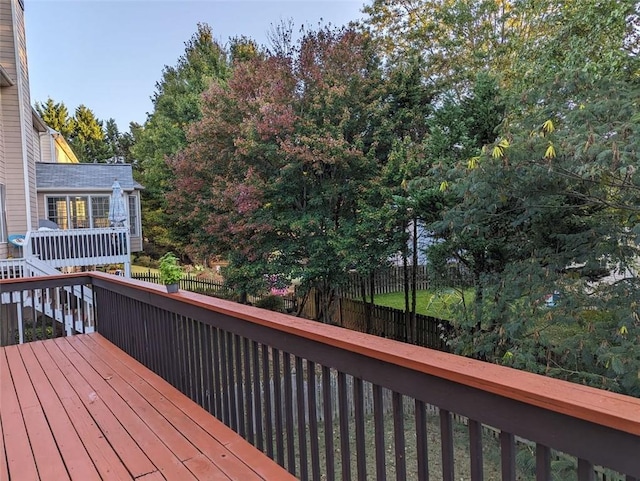 1919 Barrett Knoll Cir NW, Kennesaw, GA 30152 - deck featuring a fenced backyard and stairway