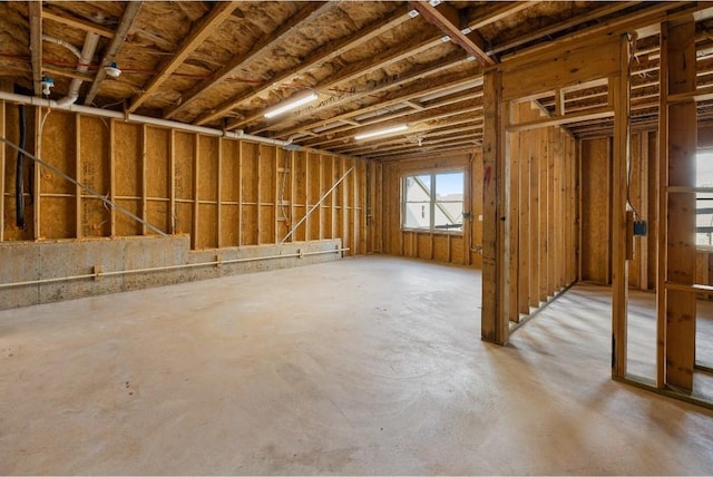 miscellaneous room featuring concrete flooring