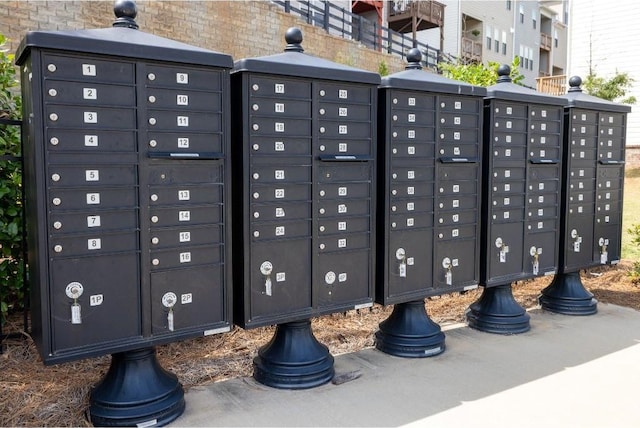 view of property's community featuring mail area