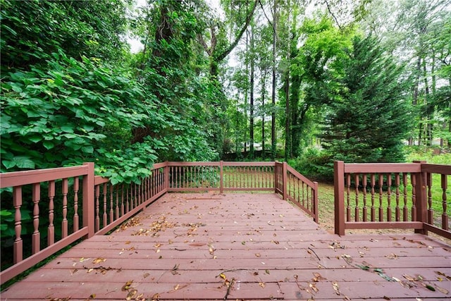 3135 Washington Rd, Atlanta, GA 30344 - view of wooden terrace