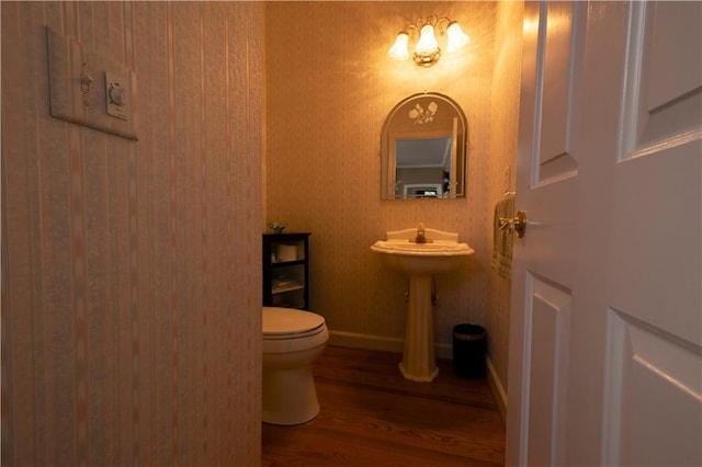 3071 Intrepid Wake, Marietta, GA 30062 - bathroom with wood finished floors and toilet